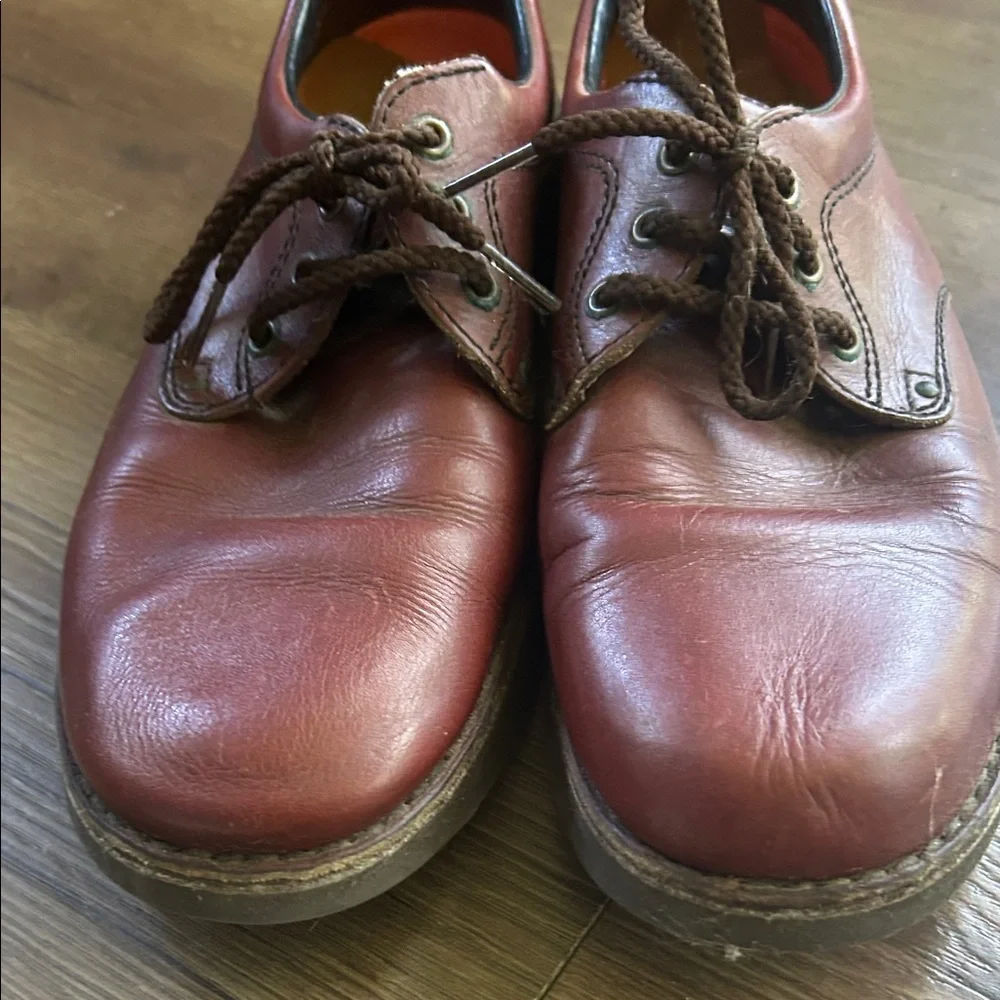 Rockport Vintage Brown Leather Lace-Up Casual Shoes !! Size 10